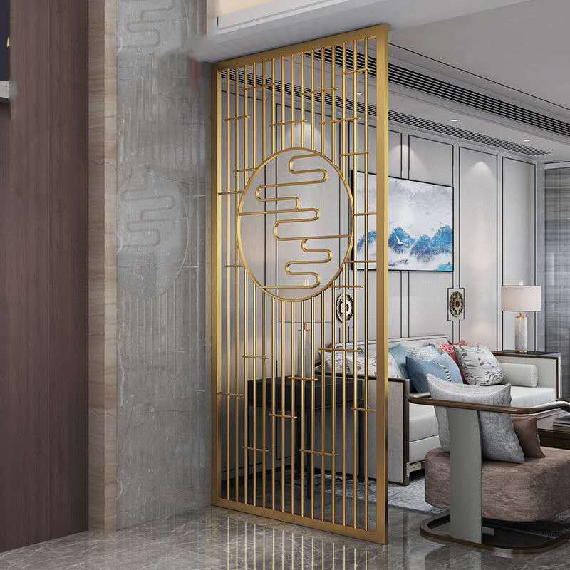 Customized Decorative Metal Panels Home Room 304 Metal Screen Partition Divider