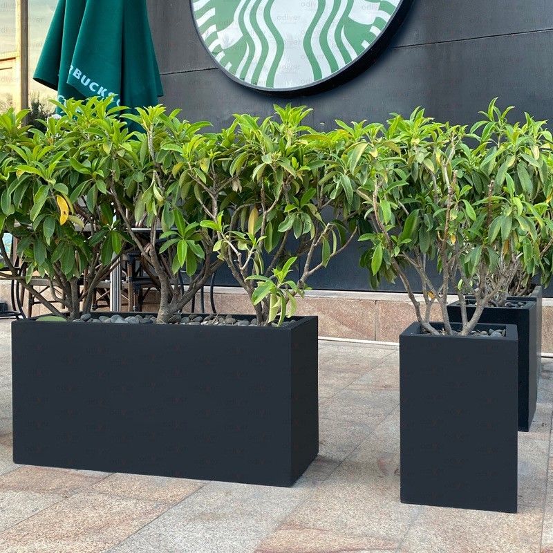 Custom Size Stainless Steel Flowerpot High Durability Indoor Outdoor