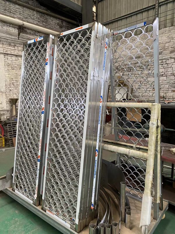 Customized Metal Panel Divider Low Maintenance for Home Decoration