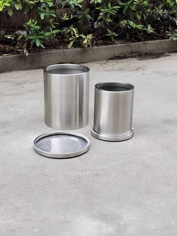 High Durability Customizable Stainless Steel Flowerpot Easy Maintenance