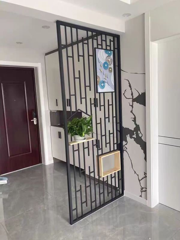Low Maintenance Stainless Steel Screen Partition For Indoor Metal Room Divider