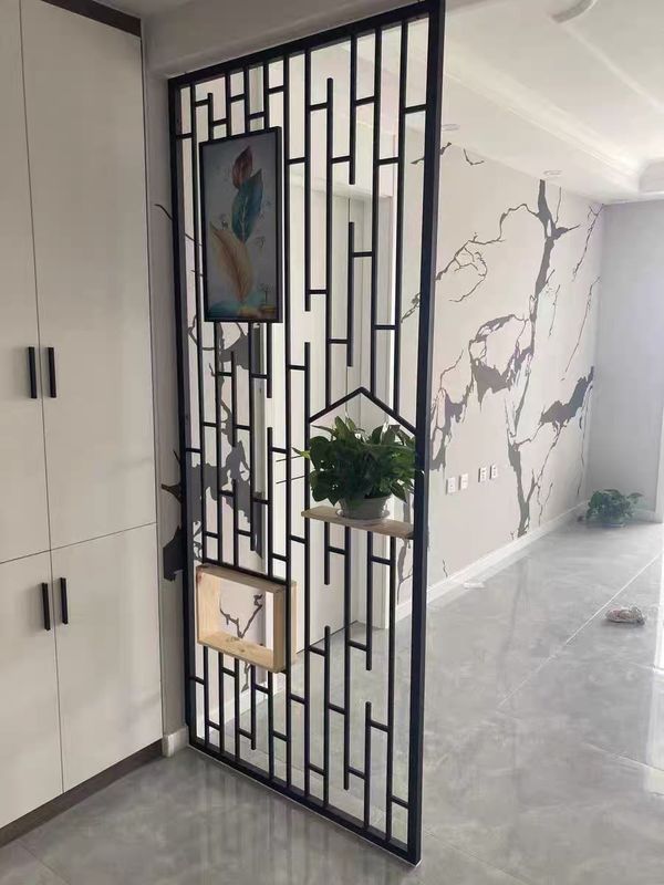 Low Maintenance Stainless Steel Screen Partition For Indoor Metal Room Divider